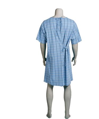 Suprima Nursing Shirt for Men - Size M/L - Check Blue | International Shipping Available - Buy Online on GoSupps.com