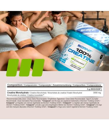 Creapure Creatine - 100% Creatine Creapure - 300 g - Creatine Monohydrate Creapure - Creapure Monohydrate - Creatine Creapure Powder (300 g) - Buy Online on GoSupps.com