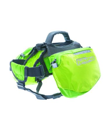 Outward Hound Kyjen 22010 Quick Release Backpack Saddlebag Style Dog Backpack, Medium, Green Green Medium