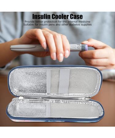Insulin Carrying Travel Case Watertight Insulin Cooler Travel Case Insulin Cooler Bag Multi Layers Zipper Closure Insulin Supplies Travel Case Without Ice Packs (Pink) - Buy Online on GoSupps.com