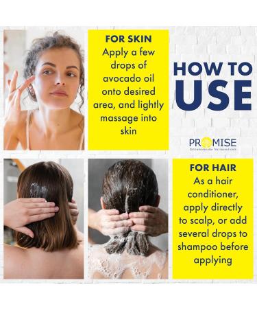 270ml (9oz) PURE AVOCADO Moisturizes & Nourishes Hair Face and Skin 100% Pure Cold Pressed + UV Protected Made in Canada (270ml) 270 ml (Pack of 1) - Buy Online on GoSupps.com