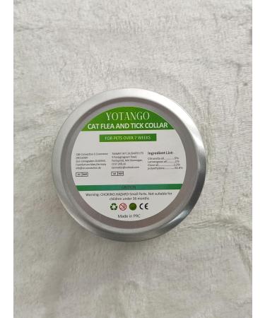 YOTANGO Cat Collar Repellent 1 Pack Cat Collar-Built-in Pant-Based Formula Strong Repellency Slow Release Pleasant Aroma Waterproof (Yellow) - Buy Online on GoSupps.com
