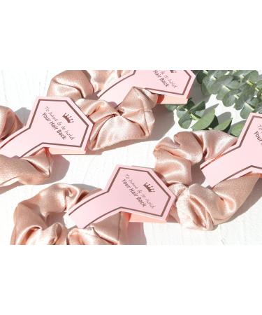 8 Pack Bridesmaid Proposal Hair Ties - Bachelorette Party Favors in White & Champagne - Buy Online on GoSupps.com