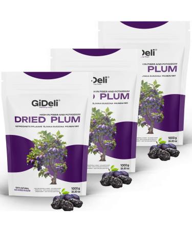 GiDeli Prunes s ch es 3 kg sans pierre non sucr es du Chili