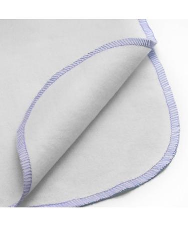 Shop Makian Molton Baby Washcloth Set - 9 Soft 100% Cotton Towels Oeko-Tex Certified 30x30 cm White & Pink Border - Ideal for Babies - Buy Online on GoSupps.com