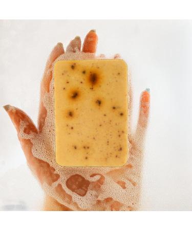 All-Natural Ayurvedic Handmade Turmeric Soap - Vegan Face & Body Wash from India | 3.88 oz - Buy Online on GoSupps.com