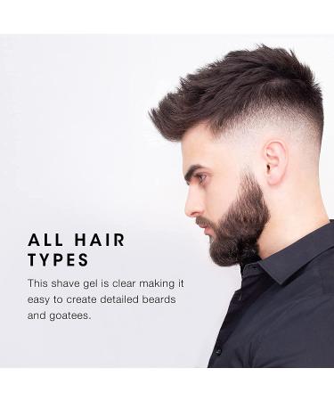 Pacinos Clear Cooling Shave Gel with Aloe Vera - 8 fl. oz | Prevents Skin Irritation, Moisturizes, for All Hair Types - Buy Online on GoSupps.com