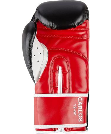 Buy BENLEE Synthetic Leather Boxing Gloves - Carlos 12 oz - Black/Red/White - International Shipping Available - Buy Online on GoSupps.com