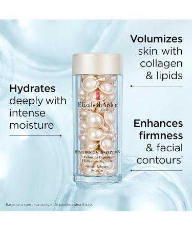 Elizabeth Arden Hyaluronic Acid + Peptides Ceramide Capsules Hydra-Plumping Serum 30 Capsules 0.47 fl oz - Buy Online on GoSupps.com
