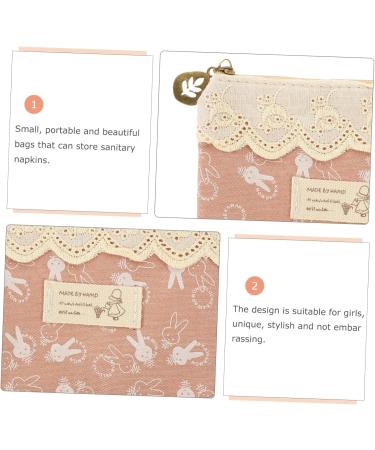Buy Gogogmy 2-Piece Aunt Towel Storage Bag - Compact Hygiene Zipper Holder for Tampons & Period Accessories | Daily Use Hygiene Bag - Buy Online on GoSupps.com
