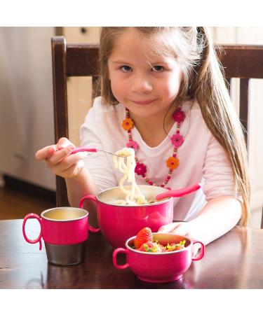 Innobaby Din Din SMART Stainless Steel Cup 9oz - Pink (2 Pack) - Buy Online on GoSupps.com