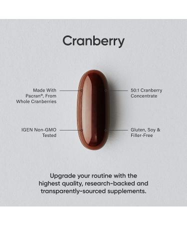 Sports Research Cranberry Whole Fruit Concentrate - 25,000mg Equivalent Fresh Cranberries - Pacran, Non-GMO, Gluten-Free (90 Softgels) - Buy Online on GoSupps.com