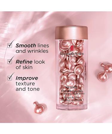 Elizabeth Arden Retinol Serum Ceramide Capsules 30 Count - Line Erasing Night Serum - Buy Online on GoSupps.com