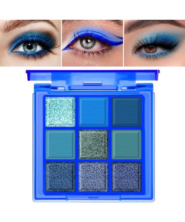 Palette de Fards Paupi res Palette Ombre Paupi res 9 Couleurs Brillant Mat Bleu Professional Makeup Palette de Fards Paupi res Ultimate Shadow Imperm able Longue dur e - Buy Online on GoSupps.com