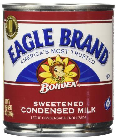 Borden Eagle Brand Sweetened Condensed Milk 14 Ounce (Pack of 4)