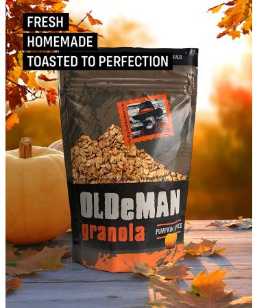 Olde Man Granola Pumpkin Spice 12oz - Gluten Free & Non-GMO Cereal from Colorado - Buy Online on GoSupps.com
