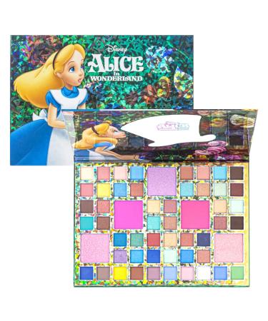 Palette de 55 couleurs Disney Alice au pays des merveilles fard paupi res enlumineur blush couleurs chatoyantes et opaques pigment es et faciles estomper partir de 13 ans Townley Girl.