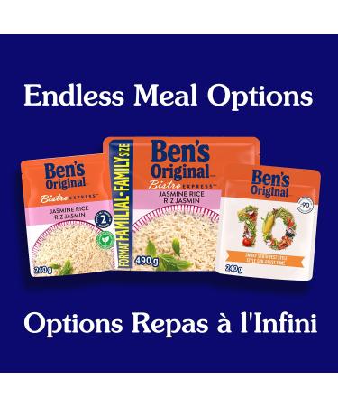 BEN'S ORIGINAL BISTRO EXPRESS Jasmine Rice Family Size 6PK CASE Jasmine Family Size (6 Pack) 6 - Buy Online on GoSupps.com