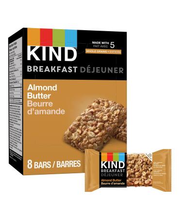 KIND Breakfast Bars Almond Butter Gluten Free 1.8 Ounce 20 Count