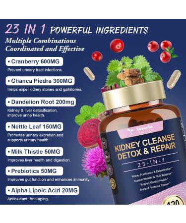 Liposomal Liquid Vitamin D3 K2 Supplement + Kidney & Liver Cleanse Detox & Repair Capsules - Buy Online on GoSupps.com