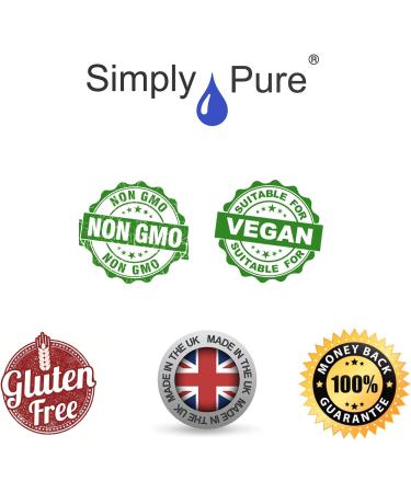 Simply Pure Vegan Raspberry Ketones Capsules x 90 | Gluten Free, GM Free | 5000mg - Buy Online on GoSupps.com