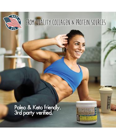 PaleoPro Protein+ Multi-Collagen (Aztec Vanilla) Aztec Vanilla 11.99 Ounce (Pack of 1) - Buy Online on GoSupps.com