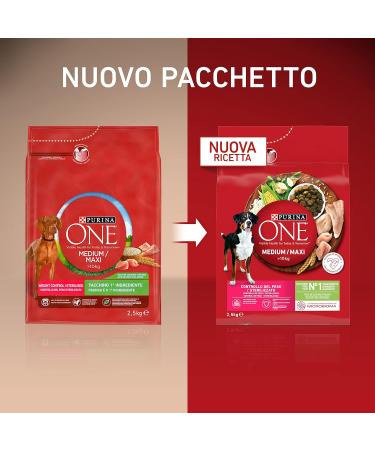 Purina One Medium/Maxi 10 kg Dog Food 4 Bags of 2.5 kg each - Buy Online on GoSupps.com