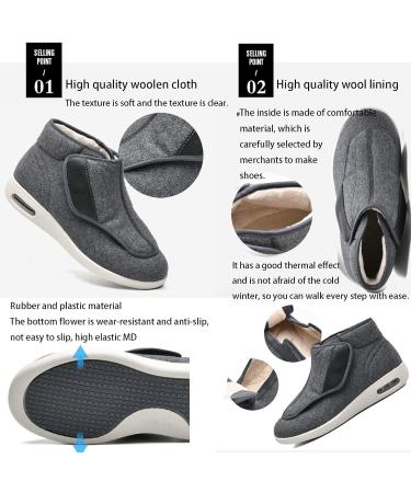 Adjustable Extra Wide Diabetic Shoes - TDHLW Orthopedic Sneakers for Men and Women - Cushioned, Lightweight, and Breathable - Black, Size 10.5 - Buy Online on GoSupps.com