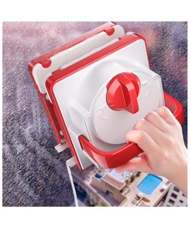 Window Cleaner Wipers Double-Side Glass Cleaner 20-45mm Window Cleaner Glider Washing Brush Equipment Glass Wiper Cleaning Tool for High-Rise and Car Glazed Windows Thickness