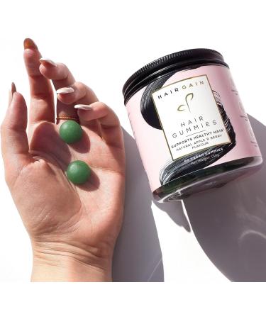 Hair Gain Biotin Gummies for Fuller Thicker Hair - Hair Growth Vitamins to Reduce Shed & Breakage - Chewable Hair Regrowth Supplement - 30 Days Supply - 60 Count - Buy Online on GoSupps.com