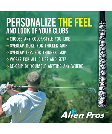 Alien Pros Golf Grip Wrapping Tapes - 3-Pack Skull Design - Quick and Innovative Golf Club Grip Solution - Buy Online on GoSupps.com