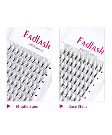 Premium 10D Volume Eyelash Extensions - 0.07mm D Curl - 14mm Individual False Lashes for Dramatic Volume - Buy Online on GoSupps.com
