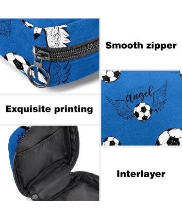 Flying Football Women's Binding Napkins Storage Bag - Portable Period Bag for Teens & Girls | Menstrual Cup Pocket & Breastfeeding Insert Holder - Buy Online on GoSupps.com
