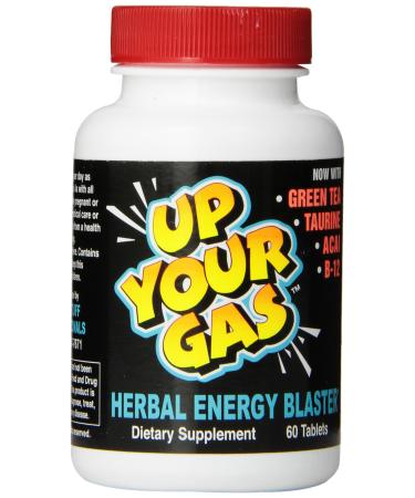 UP Your Gas Herbal Energy Blaster Tablets 60 Count