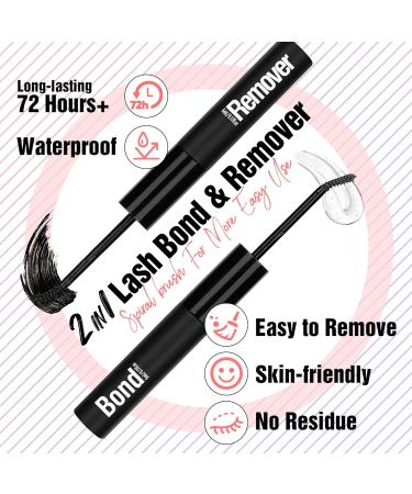 Lash Clusters Kit DIY Extension - Fluffy Cluster Lashes Set for Individual Eyelash Extensions with Glue & Remover by ALICE F - Buy Online on GoSupps.com