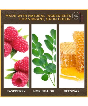 Burt's Bees 100% Natural Moisturizing Lipstick in Fuchsia Flood - 1 Count - Buy Online on GoSupps.com