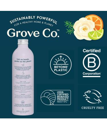 Grove Co. Lavender & Thyme Hydrating Gel Hand Soap Refills - 3 Pack, 100% Natural Plastic-Free Liquid Cleaner Set, Leaves Hands Soft and Clean - 13 Fl Oz - Buy Online on GoSupps.com