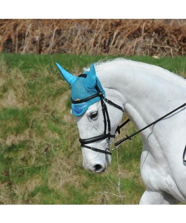 Weatherbeeta Prime Marble Ear Bonnet - Blue Swirl Full - Buy Online on GoSupps.com