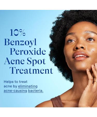 Differin Acne Spot Treatment with 10% Benzoyl Peroxide Maximum Strength OTC Acne Treatment Fast Acting Spot Treatment for Face 1 oz - Buy Online on GoSupps.com