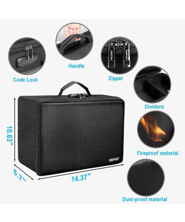 Fireproof Photo Storage Box with Lock ENGPOW Photo Box Organizer with Divider&Mesh Bag Collapsible Portable Photo Storage Containers with Handle for Photos  Picture Scrapbook Art Craft(Box Only) - Buy Online on GoSupps.com