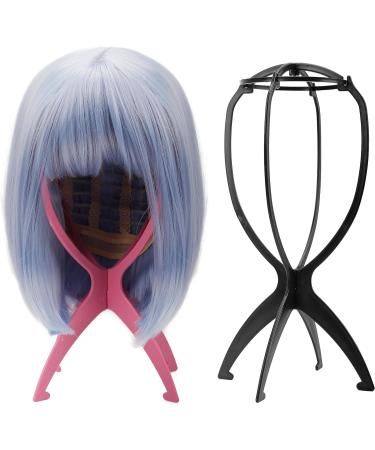 XCZYN Portable Wig Stand Holder - Collapsible & Durable for Multiple Wigs | Women s Travel Wig Drying Display Tool - Dark Blue (1 Pc) - Buy Online on GoSupps.com
