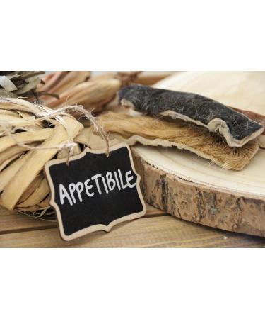 Croci Niki Natural Barf - Beef Leather with Hair Natural Snack for Dogs Ideal for Barf Diet 3 Pieces 40-60 g - Buy Online on GoSupps.com