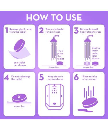 Shower Steamers Aromatherapy 16 Pack - Natural Essential Oil Shower Bombs for Relaxation and Stress Relief - Lavender Spa Gift Set for Women - Buy Online on GoSupps.com