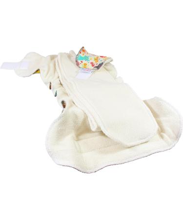 Petit Lulu Bamboo Fitted Maxi-Night Diaper - Bears on The Moon | Reusable & Washable | European Made - Buy Online on GoSupps.com
