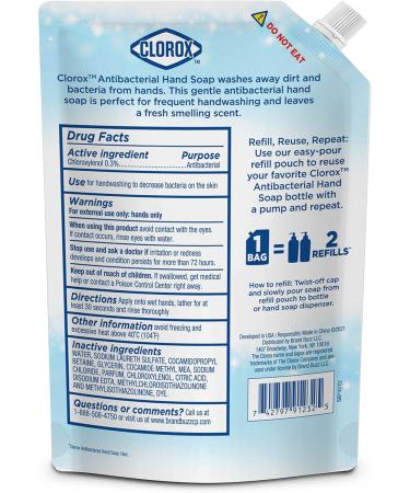 Clorox Liquid Hand Soap Refill 34 oz - Strawberry Scent | Soft on Hands Tough on Dirt | International Shipping Available - Buy Online on GoSupps.com