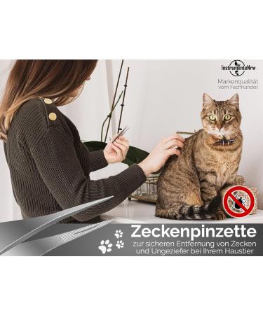 Professional Tick Removal Tweezers - 11cm Stainless Steel for Foreign Body & Splinter Removal | International Shipping - Buy Online on GoSupps.com