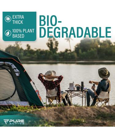 Biodegradable XXL Body Wipes for Adults - 50 Large 12x12 Shower Wipes for Camping, Gym, and Travel - Body and Face Cleansing Wipes for Men and Women - Buy Online on GoSupps.com