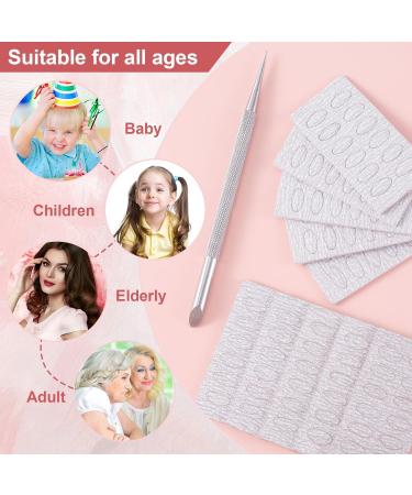 HINZIC Stainless Steel Nail Cuticle Pusher Tools Dual Ended Cuticle Remover Self-Adhesive 240 Grit Sandpaper Sheets Nail Care Replacement for Women Girls - Buy Online on GoSupps.com