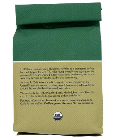 Organic Italian Style French Roast Coffee - Cafe Altura Whole Bean 20 oz - Buy Online on GoSupps.com