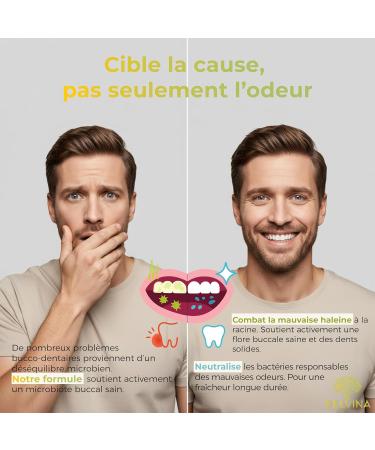 Flore buccale - 90 comprim s sucer v g taliens contre la mauvaise haleine avec cultures de bact ries - Haleine fra che - Hygi ne buccale sans bain de bouche ni gratte-langue go t de menthe Menthe 90 unit (Lot de 1) - Buy Online on GoSupps.com